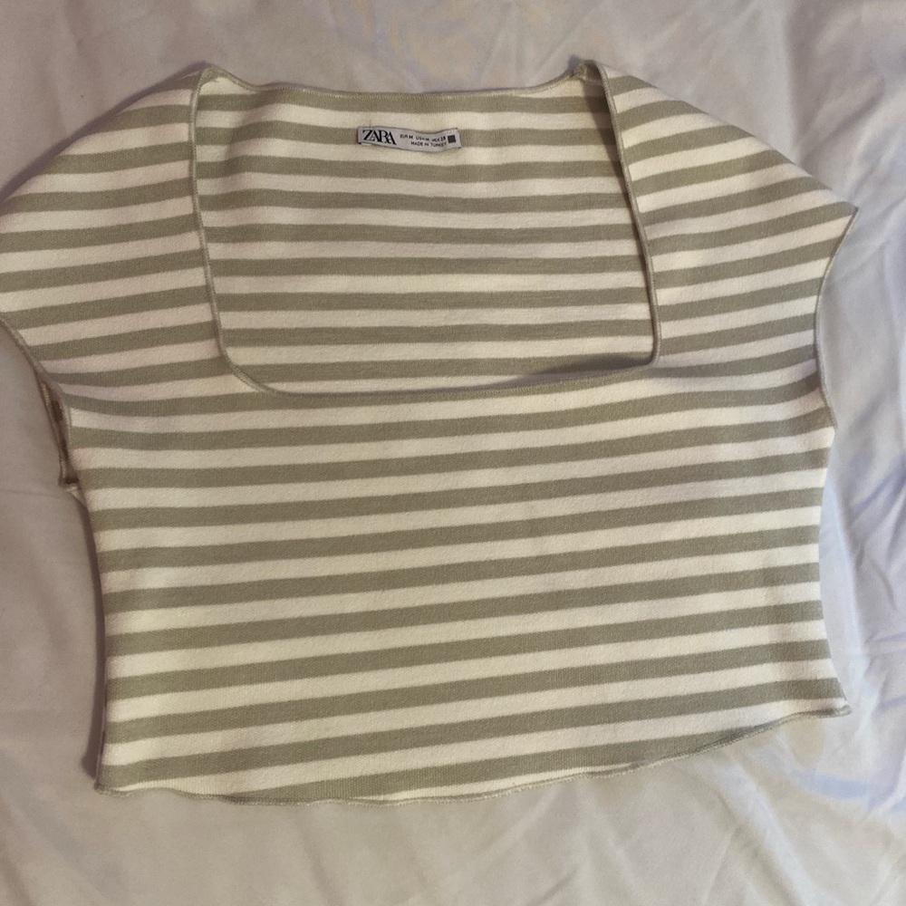 zara crop top